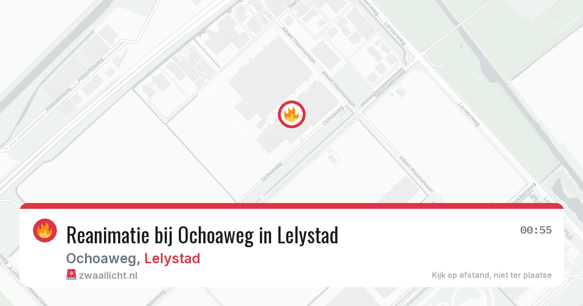 Reanimatie bij Ochoaweg in Lelystad — 24 jun 2026