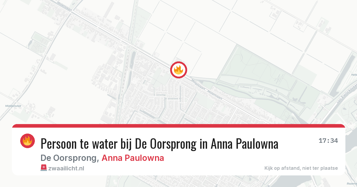 Persoon te water bij De Oorsprong in Anna Paulowna — 11 aug 2026