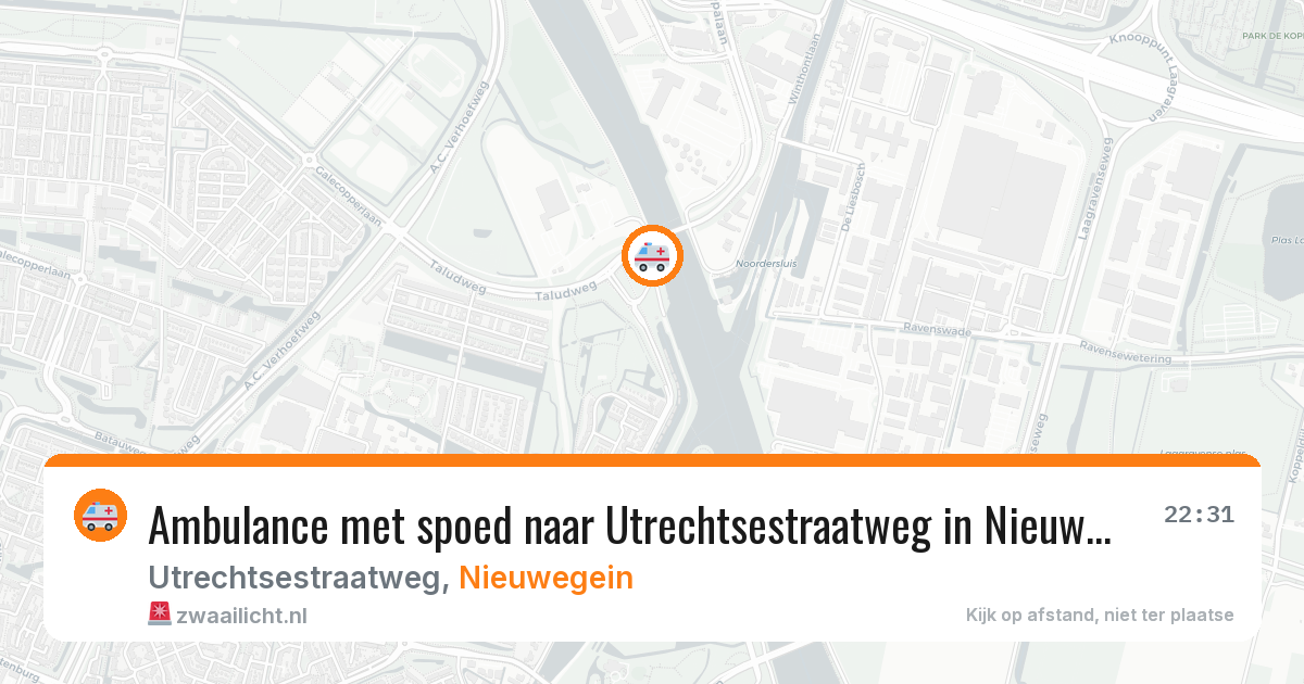 Ambulance met spoed naar Utrechtsestraatweg in Nieuwegein — 10 apr 2026