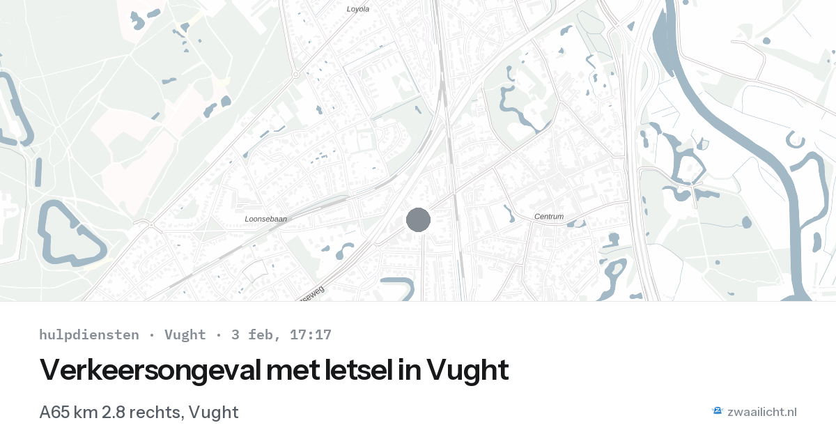 Verkeersongeval met letsel in Vught — 3 feb 2026