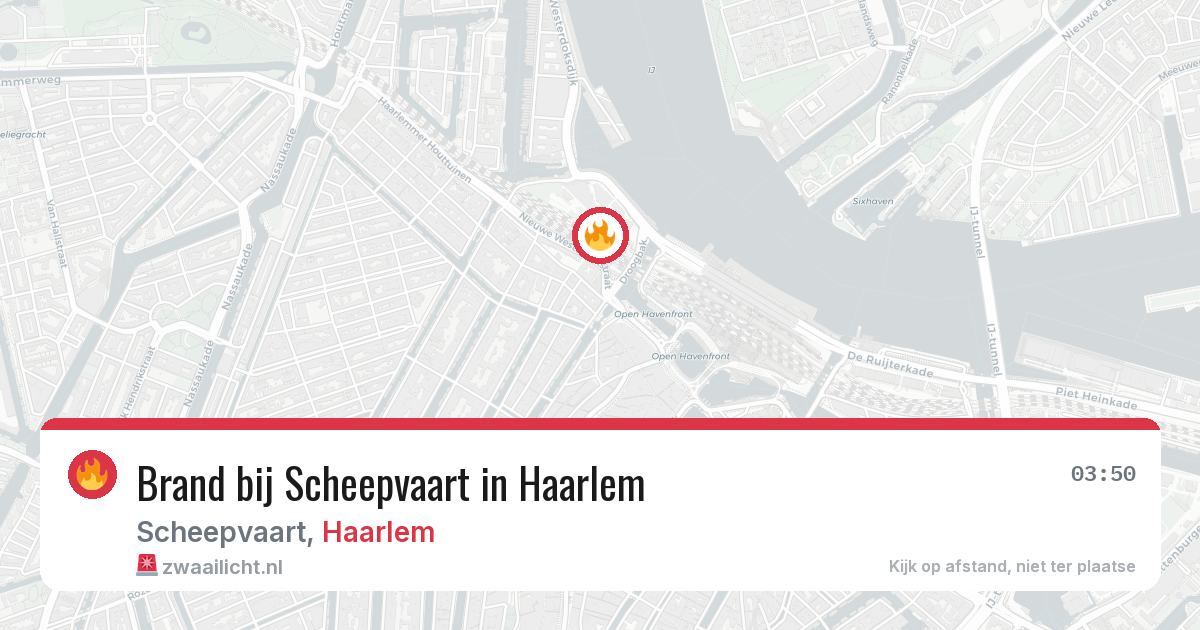 Brand bij Scheepvaart in Haarlem — 2 mei 2026