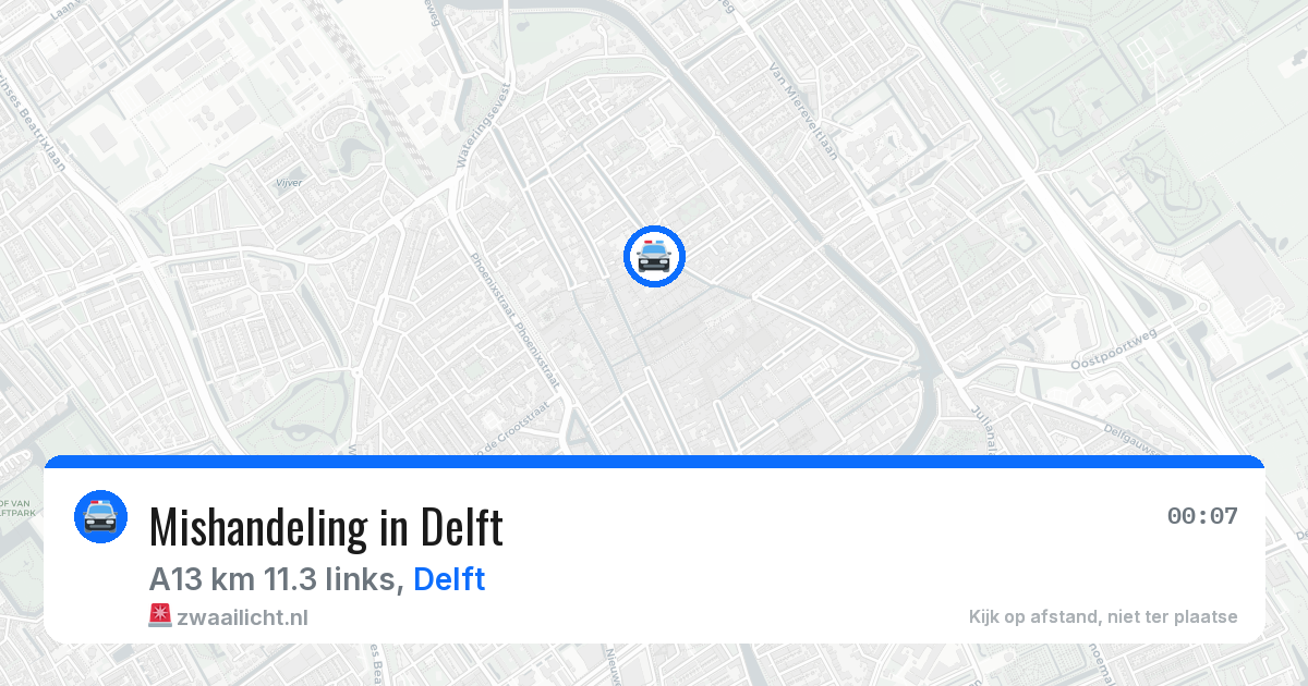 Mishandeling in Delft — 15 apr 2026