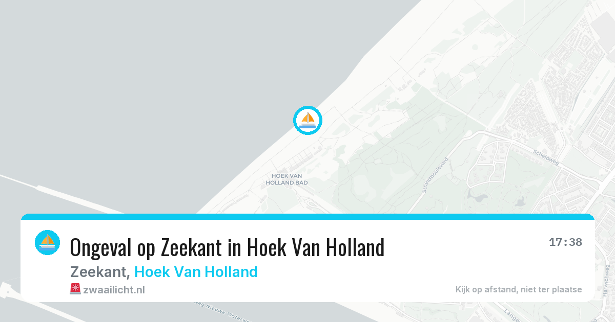 Ongeval op Zeekant in Hoek Van Holland — 9 jul 2026