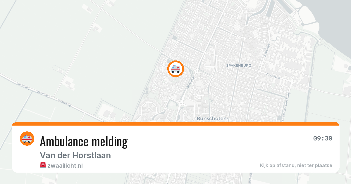 Ambulance melding — 17 jan 2026