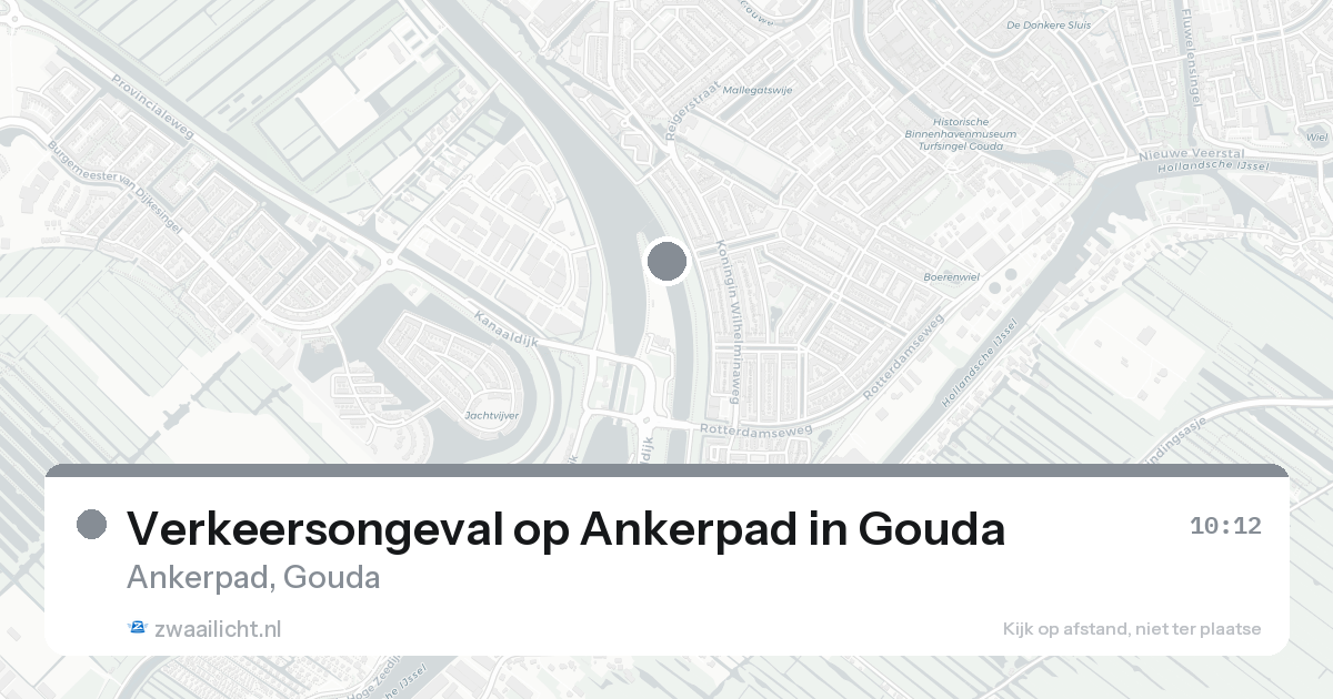 Verkeersongeval op Ankerpad in Gouda — 7 feb 2026