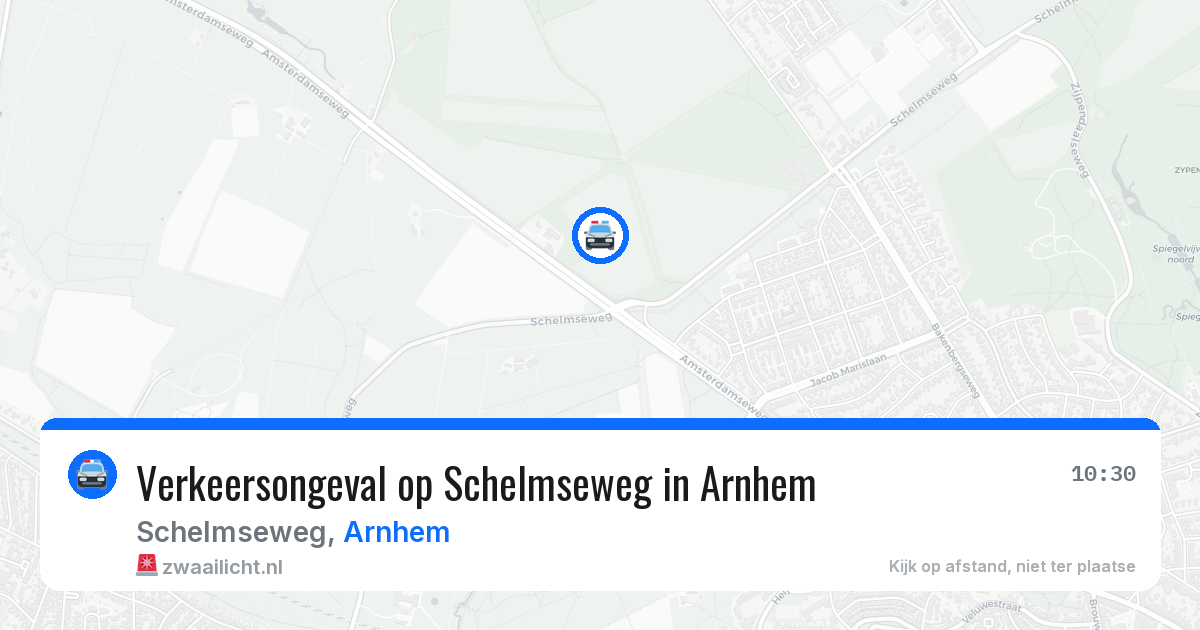 Verkeersongeval op Schelmseweg in Arnhem — 7 feb 2026