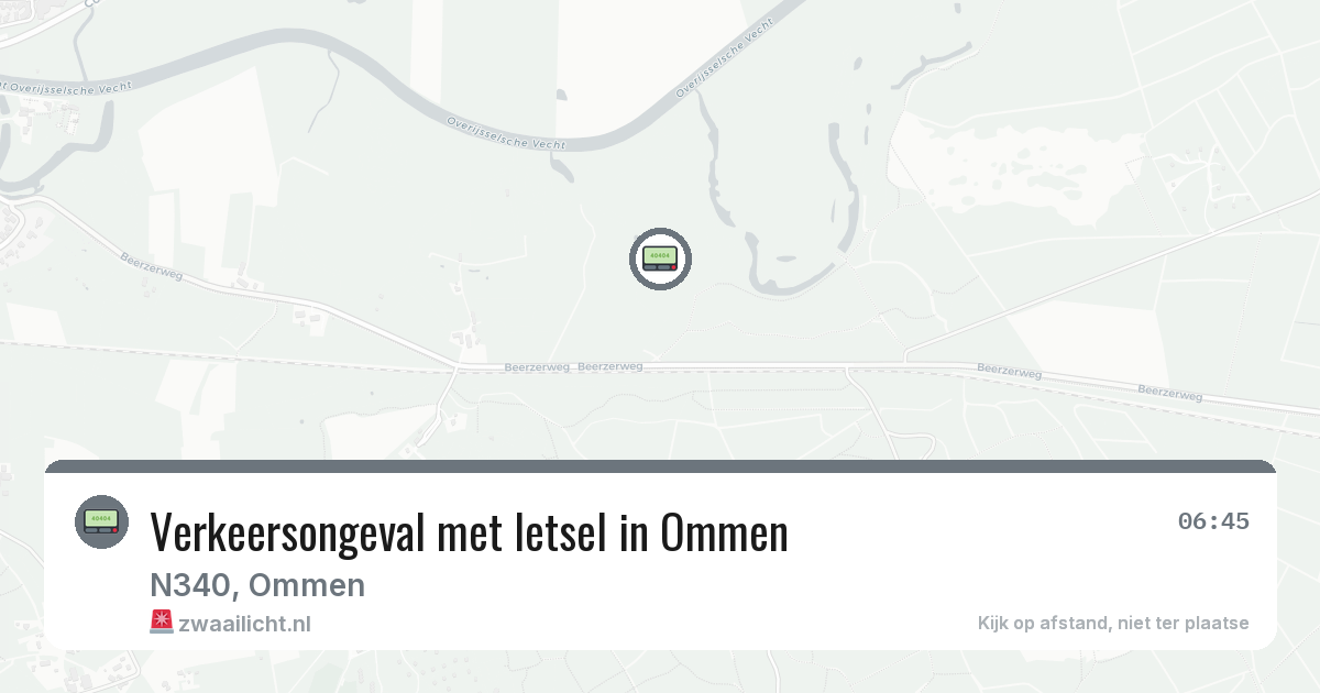 Verkeersongeval met letsel in Ommen — 2 jul 2026