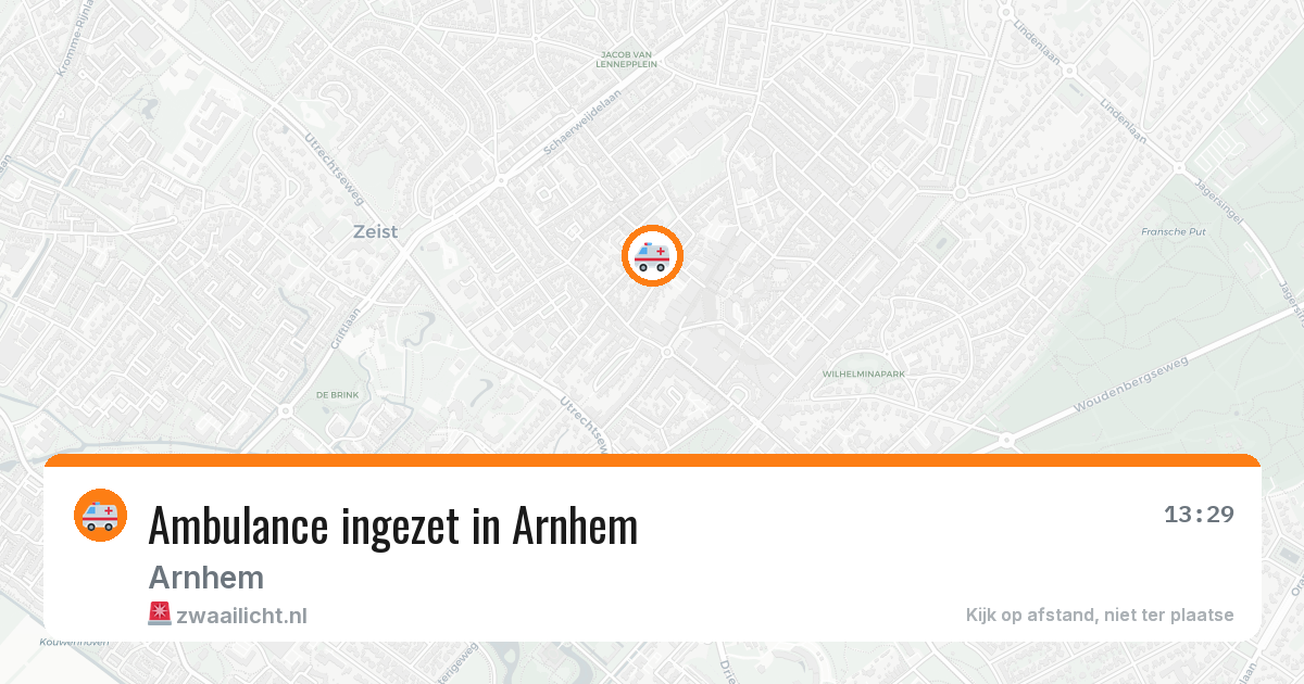 Ambulance ingezet in Arnhem — 29 jan 2026