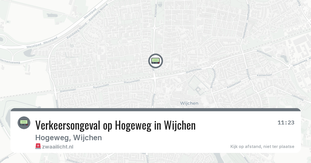 Verkeersongeval op Hogeweg in Wijchen — 28 mei 2026