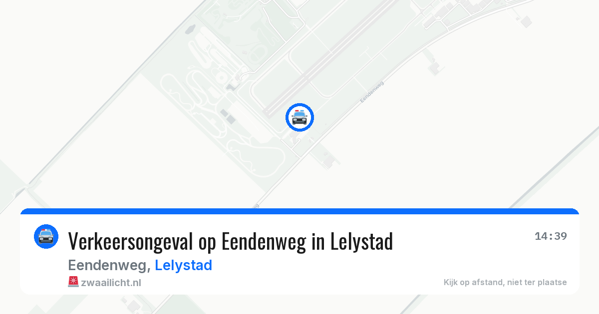 Verkeersongeval op Eendenweg in Lelystad — 3 jun 2026
