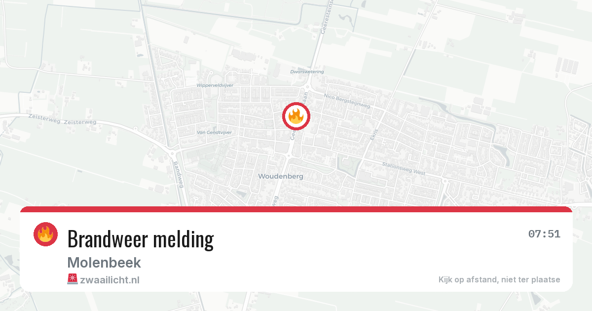 Brandweer melding — 4 apr 2026