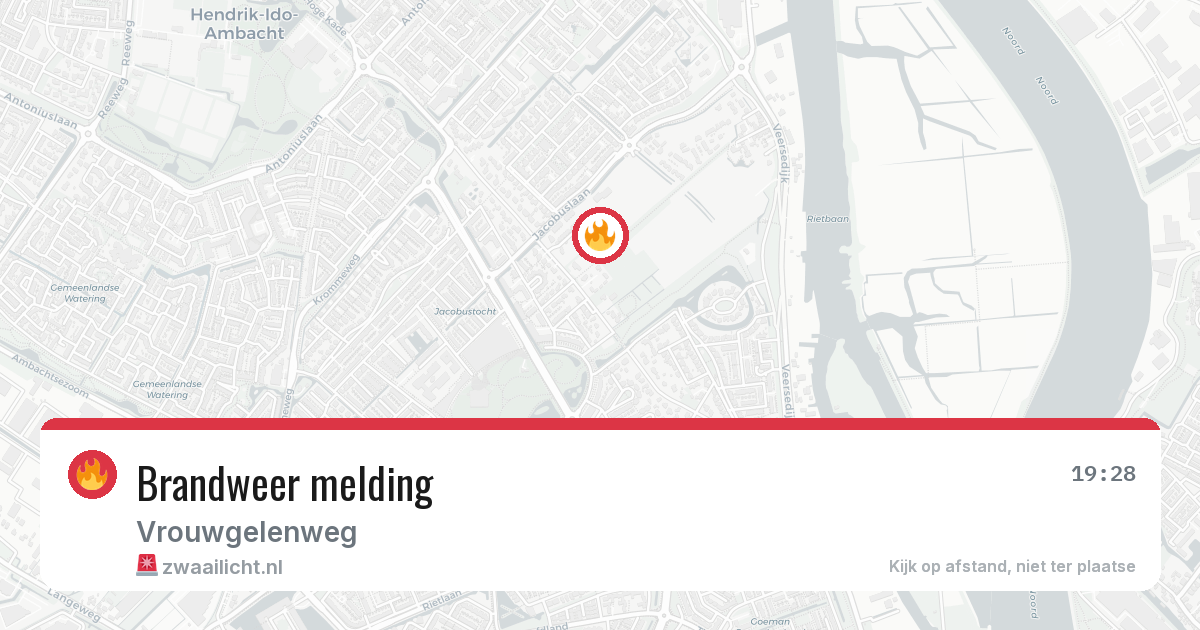 Brandweer melding — 12 jun 2026