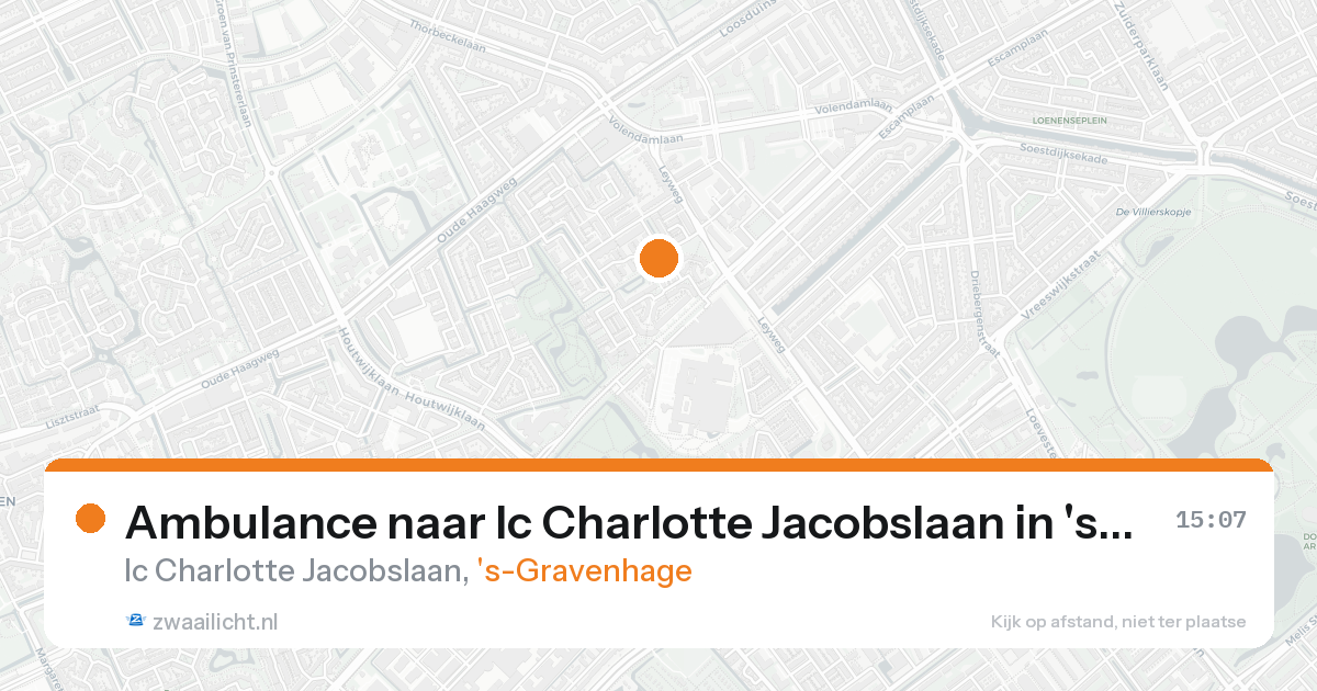 Ambulance naar Ic Charlotte Jacobslaan in 's-Gravenhage — 30 jan 2026