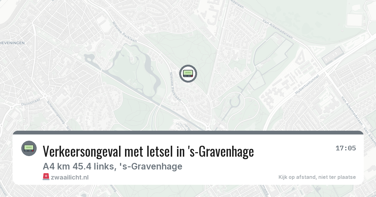 Verkeersongeval met letsel in 's-Gravenhage — 26 feb 2026