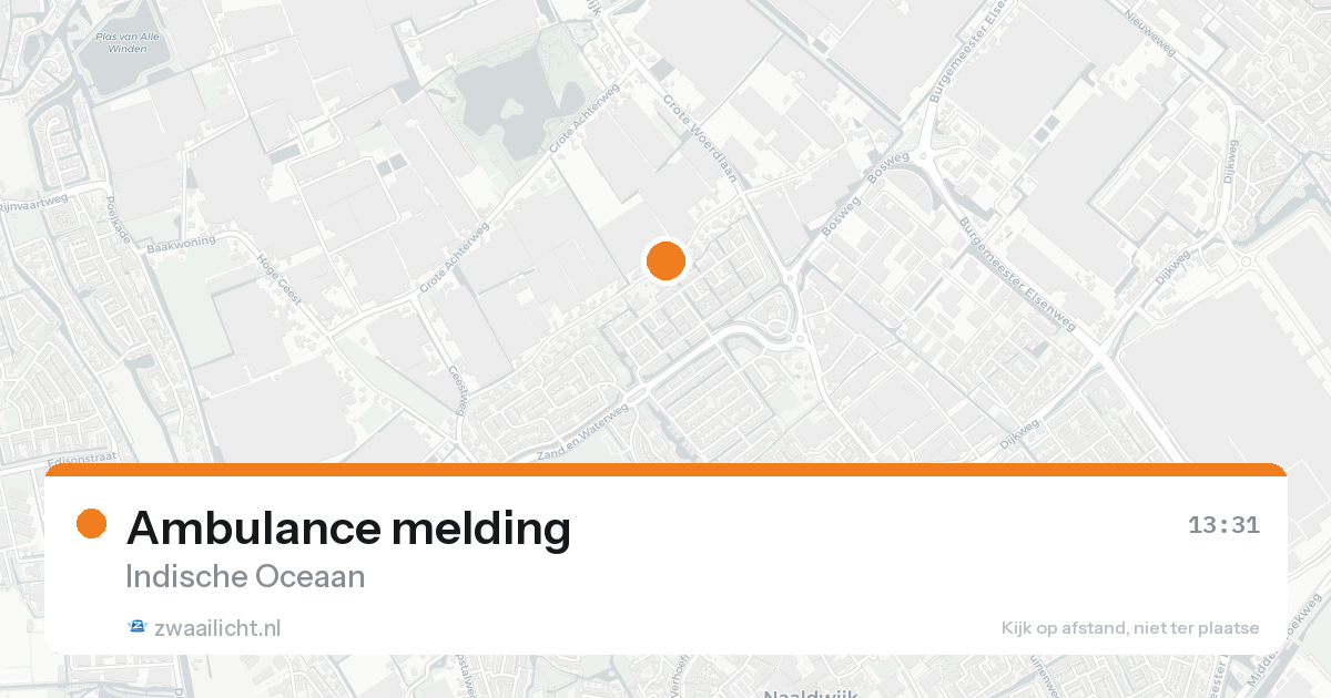 Ambulance melding — 7 feb 2026