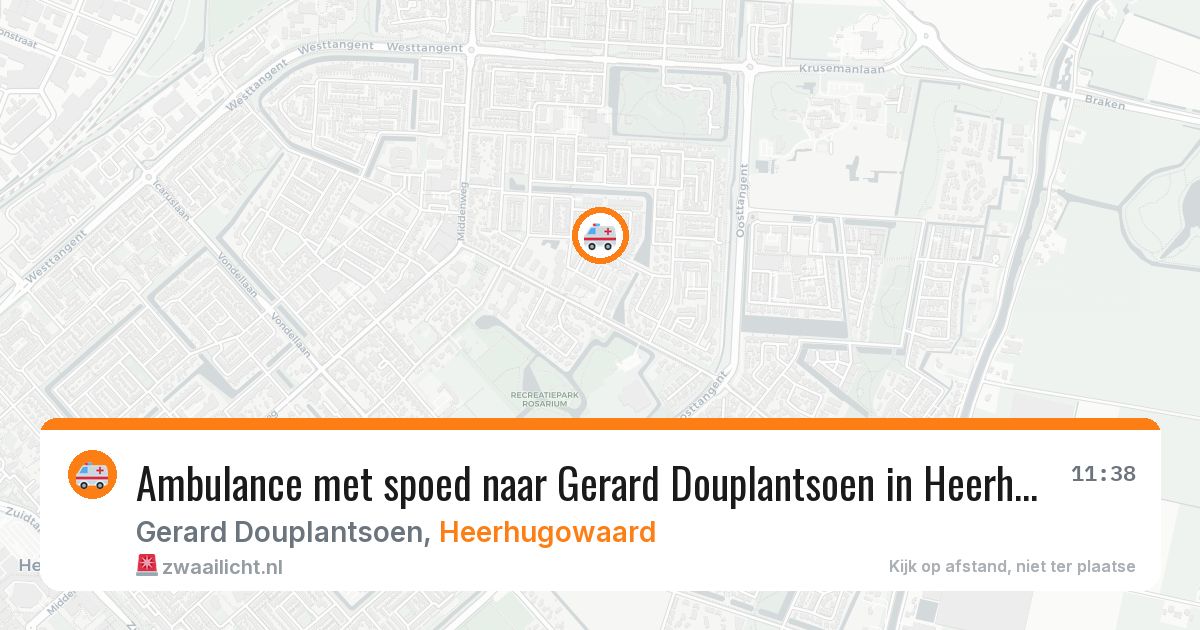Ambulance met spoed naar Gerard Douplantsoen in Heerhugowaard — 21 jan 2026