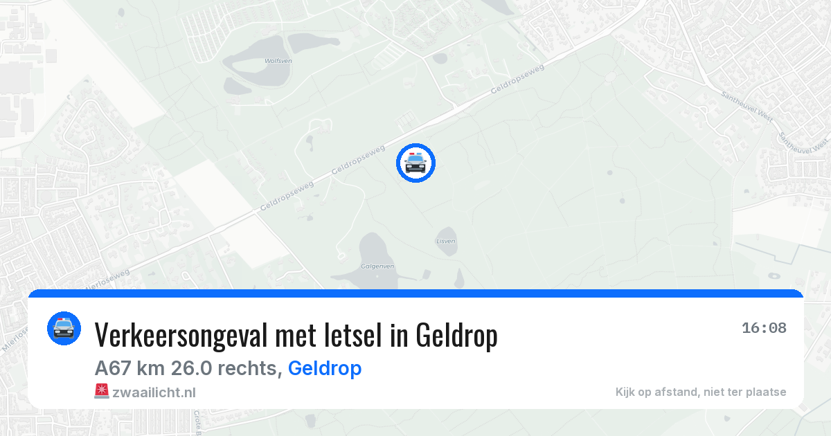Verkeersongeval met letsel in Geldrop — 13 feb 2026
