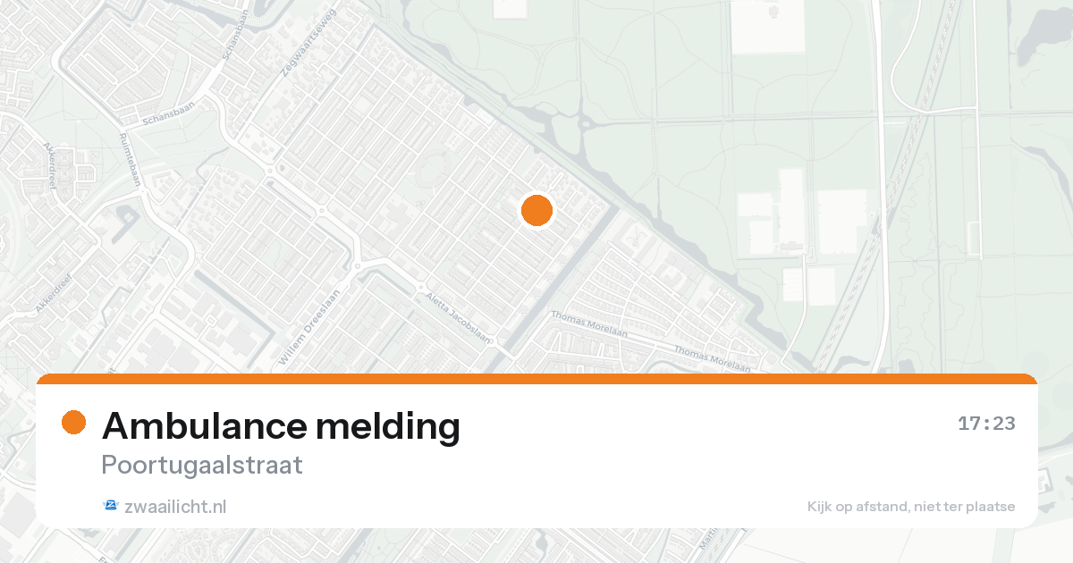 Ambulance melding — 31 jan 2026