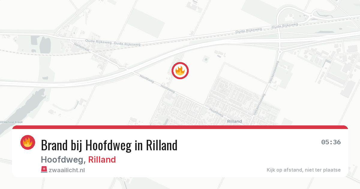 Brand bij Hoofdweg in Rilland — 12 mrt 2026