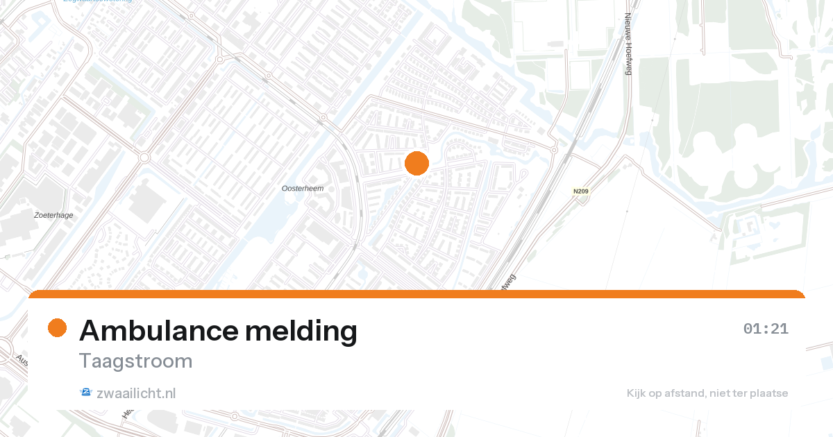 Ambulance melding — 1 feb 2026