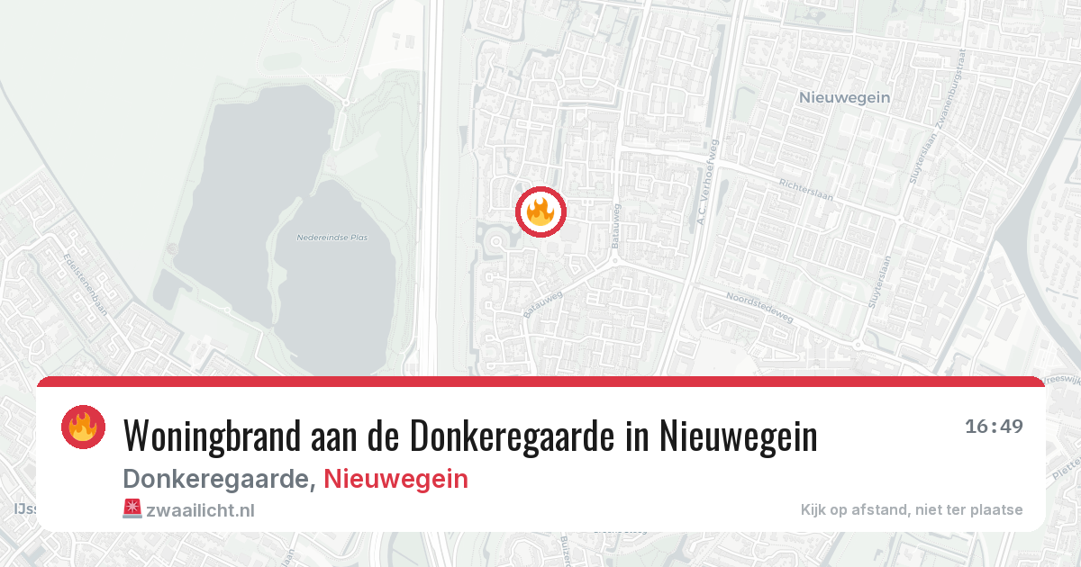 Woningbrand aan de Donkeregaarde in Nieuwegein — 3 apr 2026