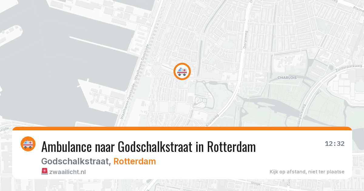 Ambulance naar Godschalkstraat in Rotterdam — 30 mei 2026