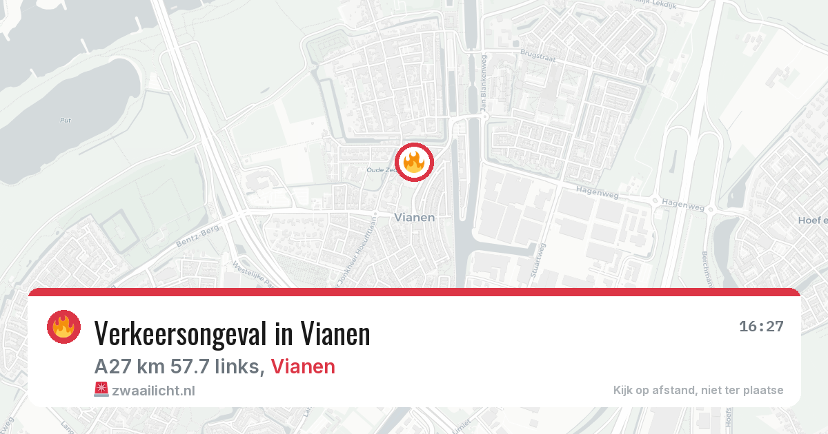Verkeersongeval in Vianen — 6 feb 2026