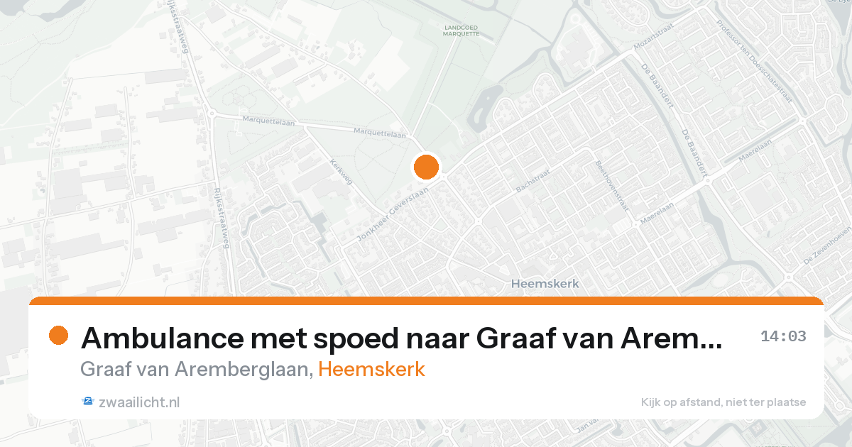 Ambulance met spoed naar Graaf van Aremberglaan in Heemskerk — 7 feb 2026