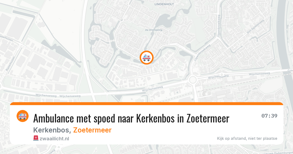Ambulance met spoed naar Kerkenbos in Zoetermeer — 17 jan 2026