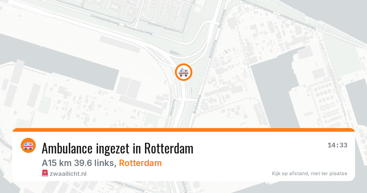 Ambulance ingezet in Rotterdam — 12 aug 2026