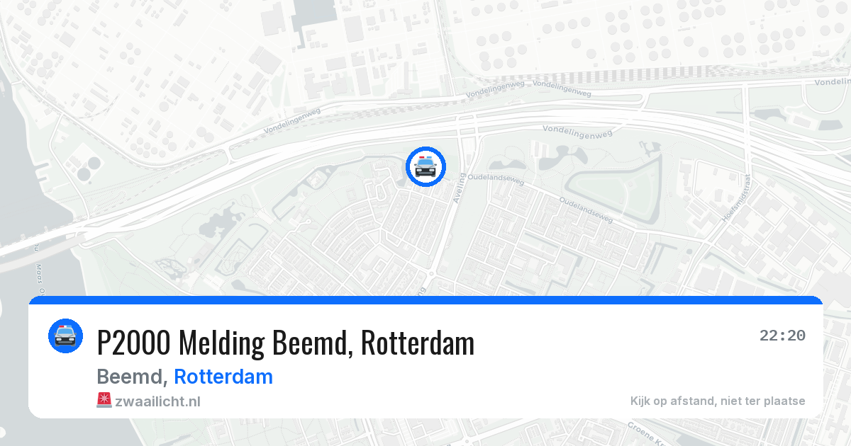 P2000 Melding Beemd, Rotterdam — 11 apr 2026