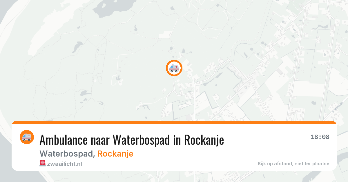 Ambulance naar Waterbospad in Rockanje — 20 jul 2026