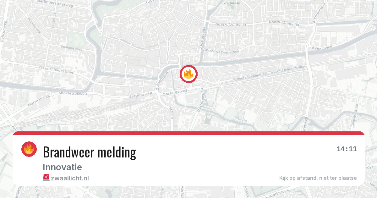 Brandweer melding — 5 mei 2026