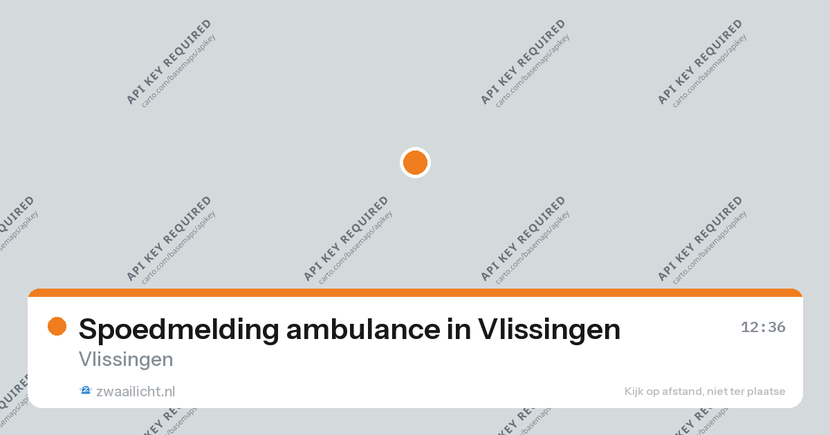 Spoedmelding ambulance in Vlissingen — 26 aug 2026