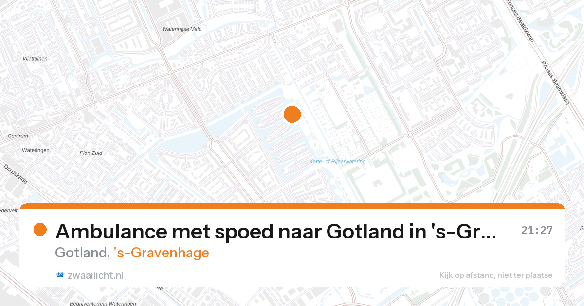 Ambulance met spoed naar Gotland in 's-Gravenhage — 26 aug 2026