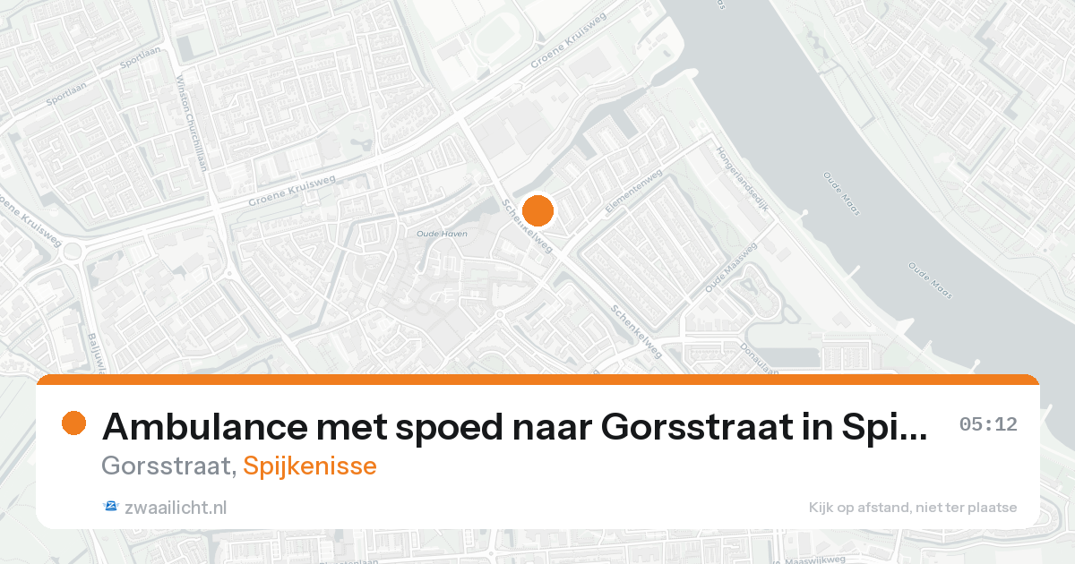 Ambulance met spoed naar Gorsstraat in Spijkenisse — 31 jan 2026