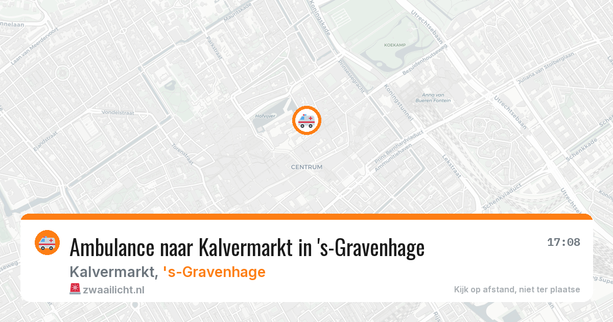 Ambulance naar Kalvermarkt in 's-Gravenhage — 23 feb 2026
