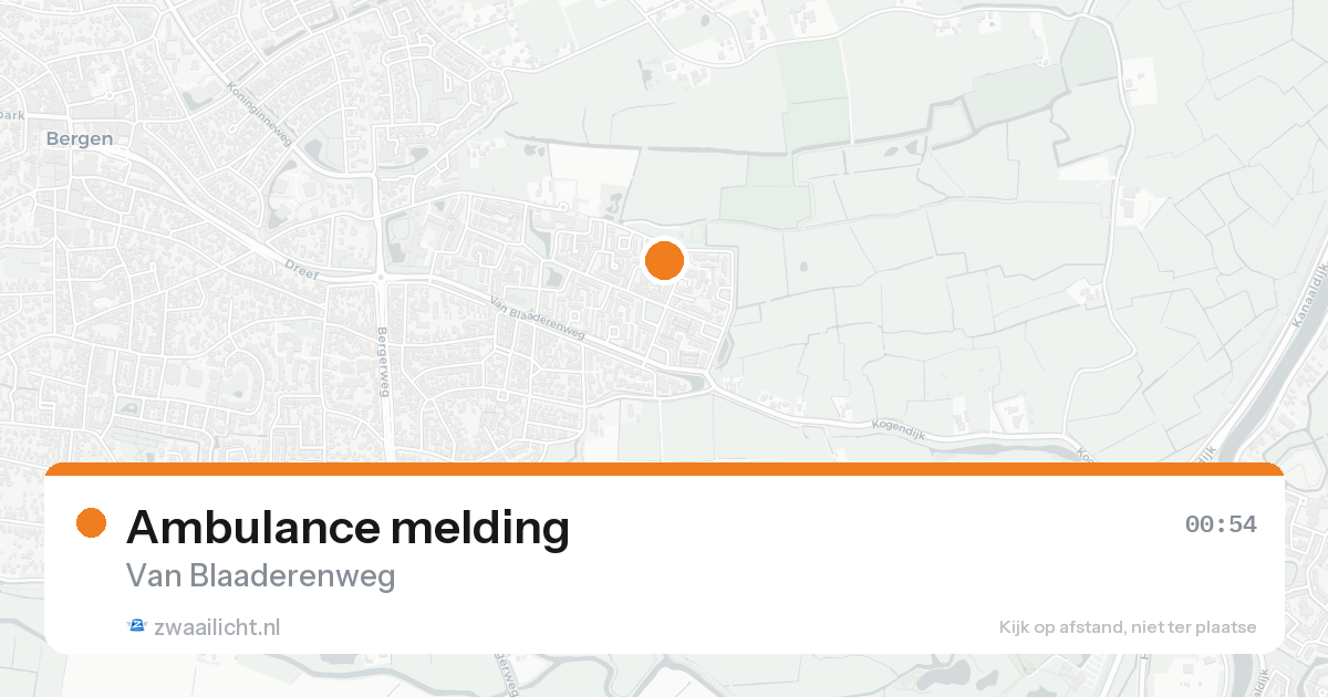 Ambulance melding — 30 jan 2026