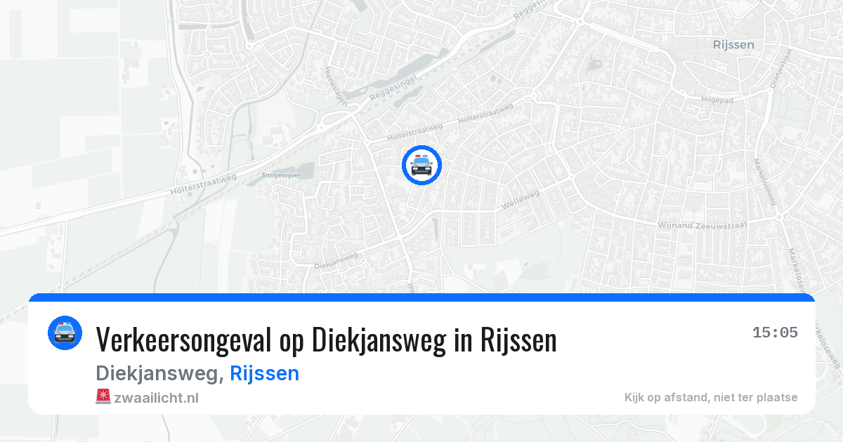 Verkeersongeval op Diekjansweg in Rijssen — 14 apr 2026
