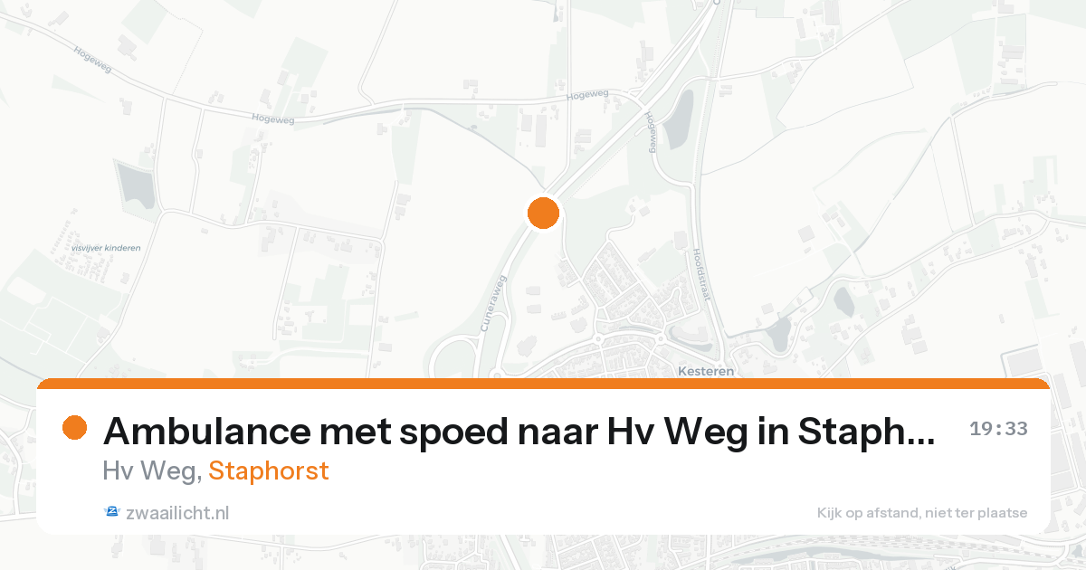 Ambulance met spoed naar Hv Weg in Staphorst — 7 feb 2026