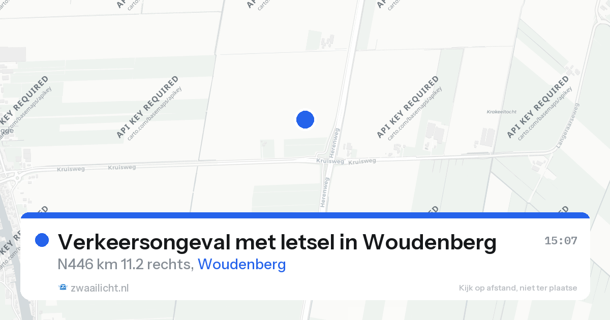 Verkeersongeval met letsel in Woudenberg — 26 aug 2026