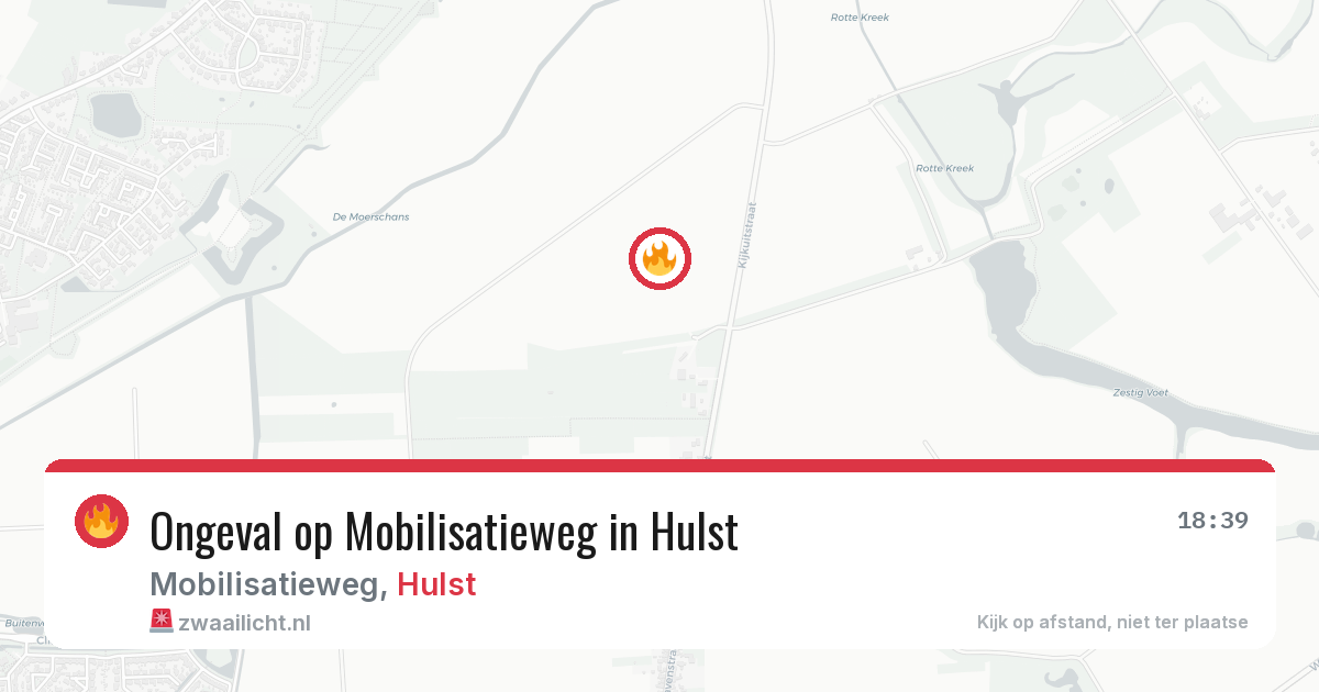 Ongeval op Mobilisatieweg in Hulst — 11 jun 2026