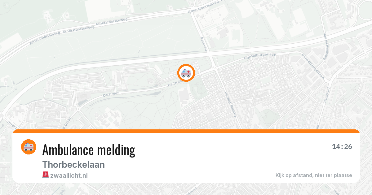 Ambulance melding — 7 jul 2026