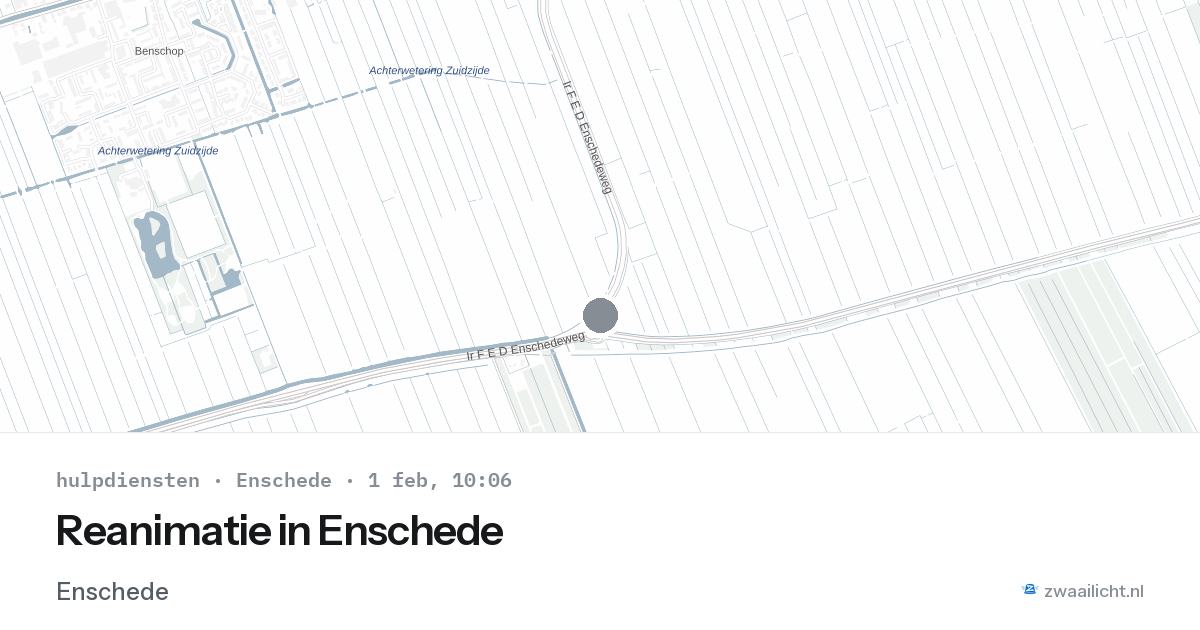Reanimatie in Enschede — 1 feb 2026