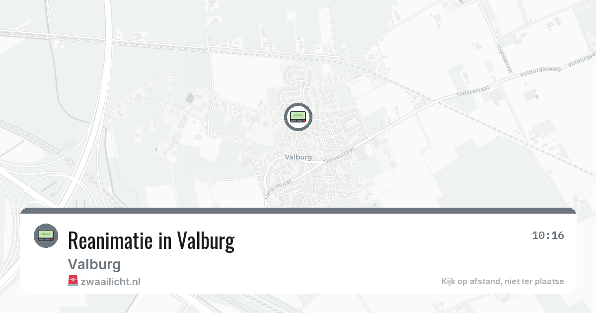 Reanimatie in Valburg — 31 jan 2026