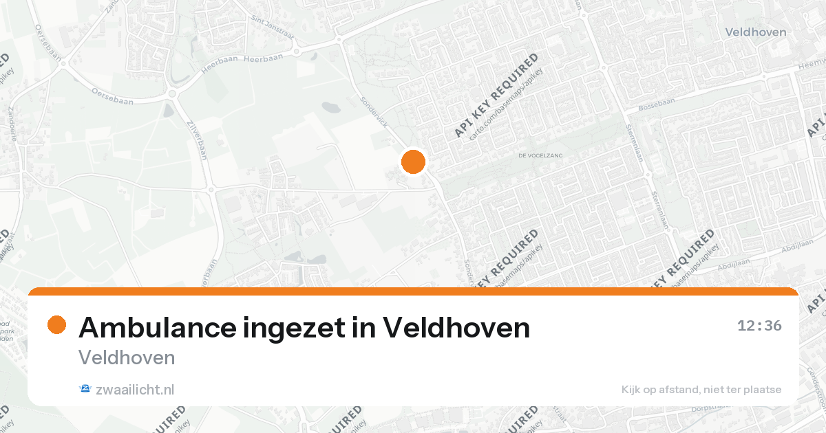 Ambulance ingezet in Veldhoven — 26 aug 2026