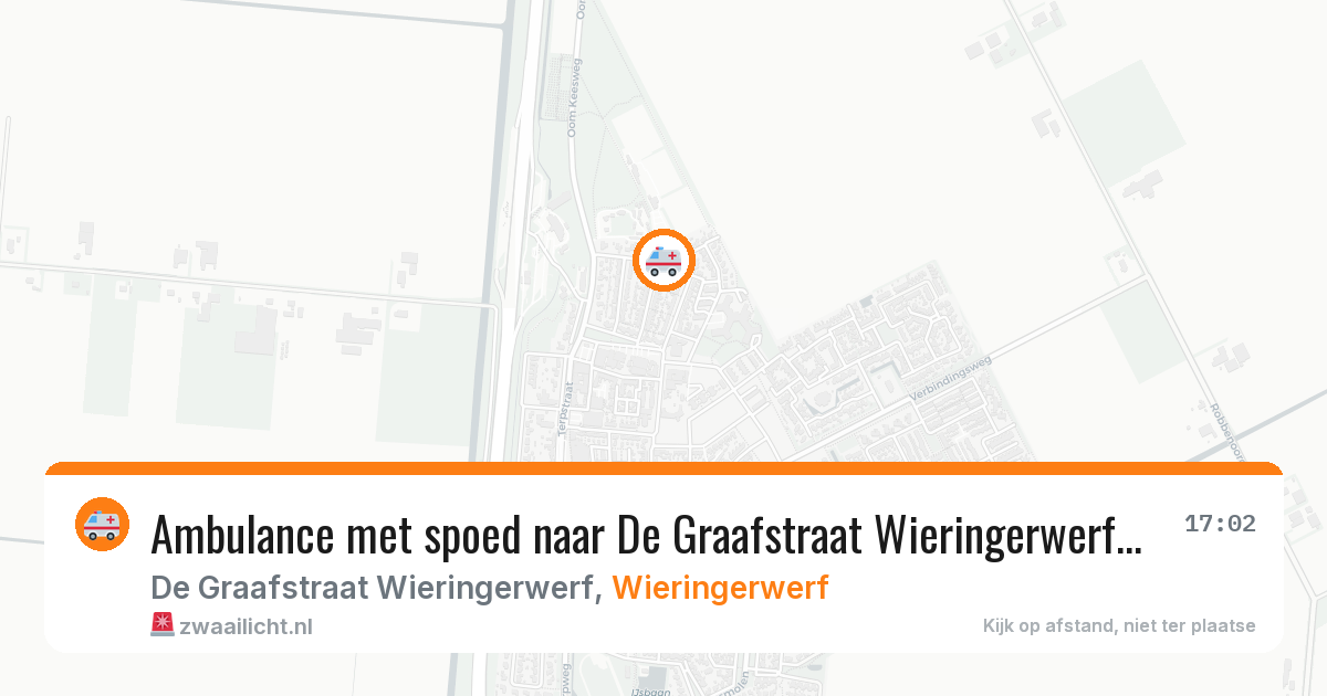 Ambulance met spoed naar De Graafstraat Wieringerwerf in Wieringerwerf — 20 jun 2026