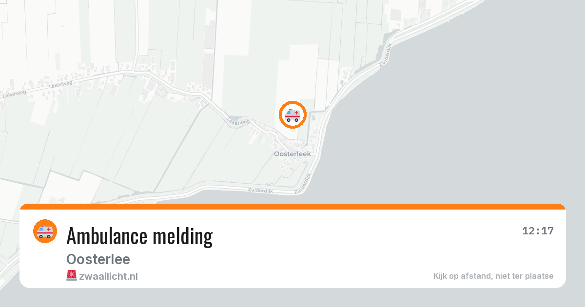 Ambulance melding — 17 jun 2026