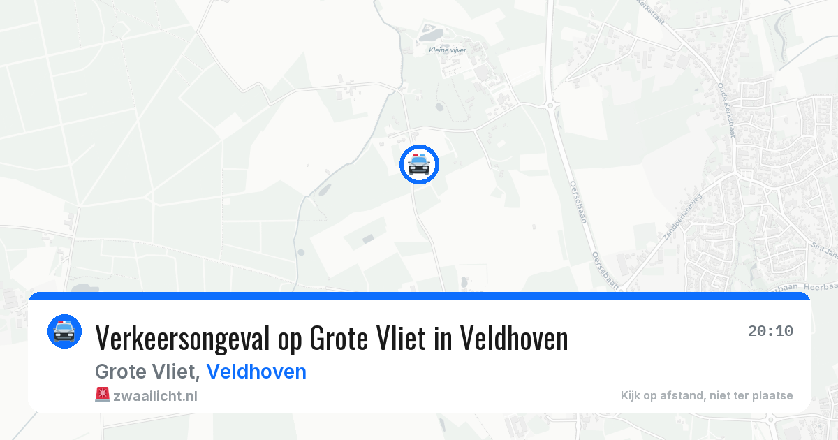 Verkeersongeval op Grote Vliet in Veldhoven — 12 apr 2026