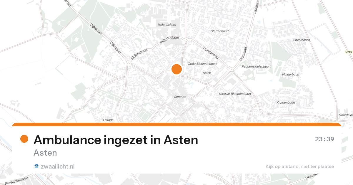 Ambulance ingezet in Asten — 31 jan 2026
